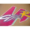 SUZUKI GSX-R 750 1992 - BLACK/PINK VERSION DECALS SET