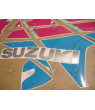 SUZUKI GSX-R 750 1992 - BLACK/PINK VERSION DECALS SET