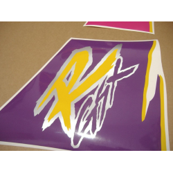 SUZUKI GSX-R 750 1994 - BLACK/PURPLE VERSION DECALS SET