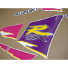 SUZUKI GSX-R 750 1994 - BLACK/PURPLE VERSION DECALS SET