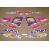 SUZUKI GSX-R 750 1994 - BLACK/PURPLE VERSION DECALS SET