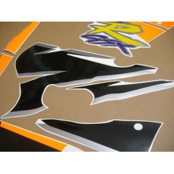 SUZUKI GSX-R 750 1995 - BLACK/BURGUNDY VERSION DECALS SET