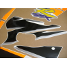 SUZUKI GSX-R 750 1995 - BLACK/BURGUNDY VERSION DECALS SET