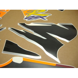 SUZUKI GSX-R 750 1995 - BLACK/BURGUNDY VERSION DECALS SET