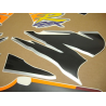 SUZUKI GSX-R 750 1995 - BLACK/BURGUNDY VERSION DECALS SET