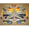 SUZUKI GSX-R 750 1995 - BLACK/BURGUNDY VERSION DECALS SET