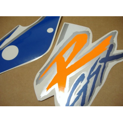 SUZUKI GSX-R 750 1995 - WHITE/BLUE VERSION DECALS SET