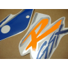 SUZUKI GSX-R 750 1995 - WHITE/BLUE VERSION DECALS SET