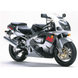 Suzuki GSX-R 750 1997 - RED/BLACK/SILVER VERSION DECALS SET