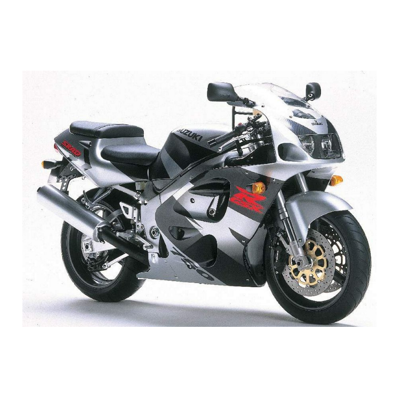 Suzuki GSX-R 750 1997 - RED/BLACK/SILVER VERSION DECALS SET