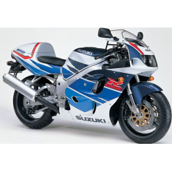 Suzuki GSX-R 750 1997 - WHITE/BLUE VERSION DECALS SET