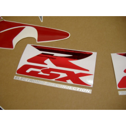 Suzuki GSX-R 750 1998 - RED/SILVER/BLACK VERSION DECALS SET