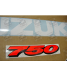 Suzuki GSX-R 750 1999 - WHITE/BLUE VERSION DECALS SET
