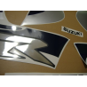 Suzuki GSX-R 750 2000 - BLACK/SILVER VERSION DECALS SET