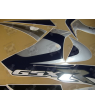 Suzuki GSX-R 750 2000 - BLACK/SILVER VERSION DECALS SET
