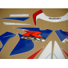 Suzuki GSX-R 750 2000 - WHITE/BLUE VERSION DECALS SET
