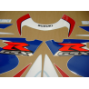 Suzuki GSX-R 750 2000 - WHITE/BLUE VERSION DECALS SET