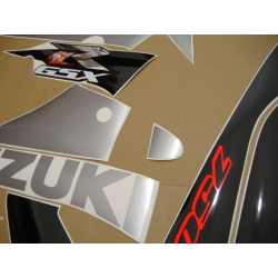 Suzuki GSX-R 750 2001 - RED/SILVER/BLACK VERSION DECALS SET