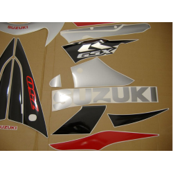 Suzuki GSX-R 750 2001 - RED/SILVER/BLACK VERSION DECALS SET