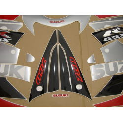 Suzuki GSX-R 750 2001 - RED/SILVER/BLACK VERSION DECALS SET
