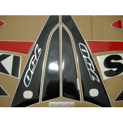 Suzuki GSX-R 750 2002 - RED/SILVER VERSION DECALS SET