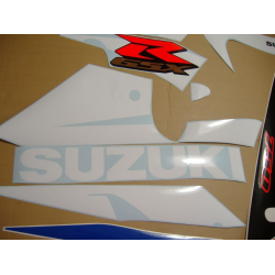 Suzuki GSX-R 750 2002 - WHITE/BLUE VERSION DECALS SET