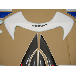 Suzuki GSX-R 750 2002 - WHITE/BLUE VERSION DECALS SET