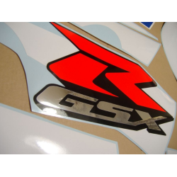 Suzuki GSX-R 750 2002 - WHITE/BLUE VERSION DECALS SET