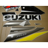 Suzuki GSX-R 750 2002 - YELLOW/BLACK VERSION DECALS SET