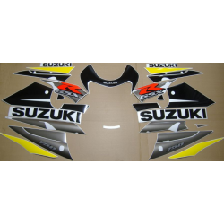 Suzuki GSX-R 750 2002 - YELLOW/BLACK VERSION DECALS SET