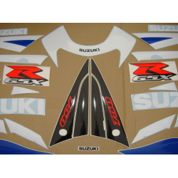 Suzuki GSX-R 750 2003 - BLUE/WHITE VERSION DECALS SET