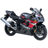 Suzuki GSX-R 750 2004 - BLACK/RED VERSION DECALS SET