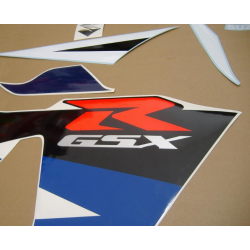 Suzuki GSX-R 750 2004 - WHITE/BLUE VERSION DECALS SET