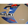 Suzuki GSX-R 750 2004 - WHITE/BLUE VERSION DECALS SET