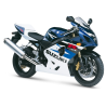 Suzuki GSX-R 750 2004 - WHITE/BLUE VERSION DECALS SET