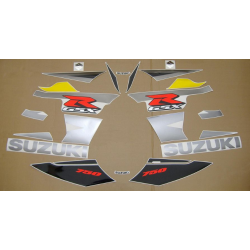 Suzuki GSX-R 750 2004 - YELLOW/BLACK VERSION DECALS SET