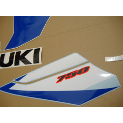 Suzuki GSX-R 750 2005 - BLUE/WHITE VERSION VERSION DECALS SET