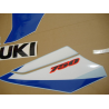 Suzuki GSX-R 750 2005 - BLUE/WHITE VERSION VERSION DECALS SET