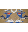 Suzuki GSX-R 750 2005 - BLUE/WHITE VERSION VERSION DECALS SET