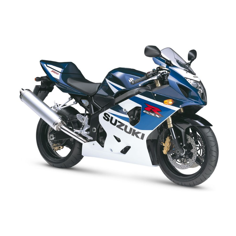 Suzuki GSX-R 750 2005 - BLUE/WHITE VERSION VERSION DECALS SET