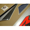 Suzuki GSX-R 750 2005 - DARK BLUE/BLACK VERSION VERSION DECALS SET