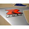 Suzuki GSX-R 750 2005 - DARK BLUE/BLACK VERSION VERSION DECALS SET