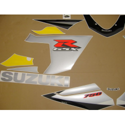 Suzuki GSX-R 750 2005 - YELLOW/BLACK VERSION DECALS SET