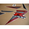 Suzuki GSX-R 750 2006 - BURGUNDY/BLACK VERSION DECALS SET