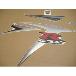 Suzuki GSX-R 750 2007 - BLACK/SILVER VERSION DECALS SET
