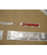 Suzuki GSX-R 750 2007 - DARK BLUE/BLACK VERSION DECALS SET