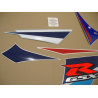 SUZUKI GSX-R 750 2007 WHITE/BLUE VERSION DECALS SET