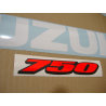 Suzuki GSX-R 750 2008 - WHITE/BLUE VERSION DECALS SET Suzuki GSX-R 750 2008 - WHITE/BLUE VERSION DECALS SET