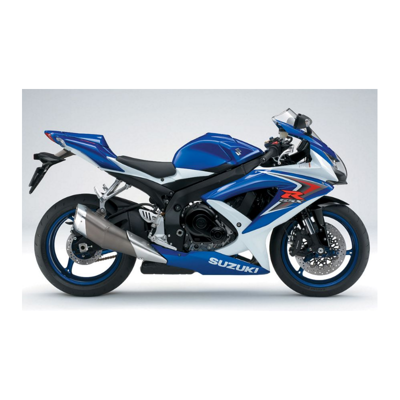 Suzuki GSX-R 750 2008 - WHITE/BLUE VERSION DECALS SET Suzuki GSX-R 750 2008 - WHITE/BLUE VERSION DECALS SET