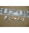 Suzuki GSX-R 750 2009 - BLACK/GOLD VERSION DECALS SET